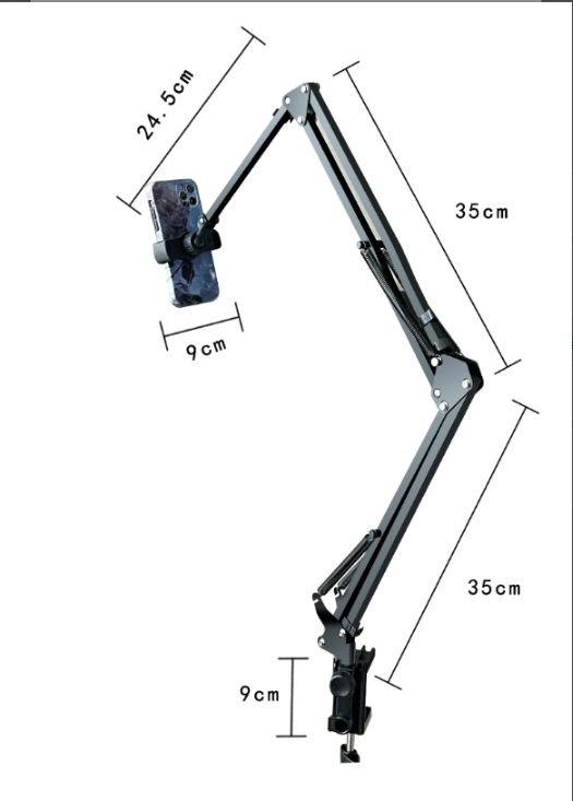 NestHold – Retractable Bedside Device Stand