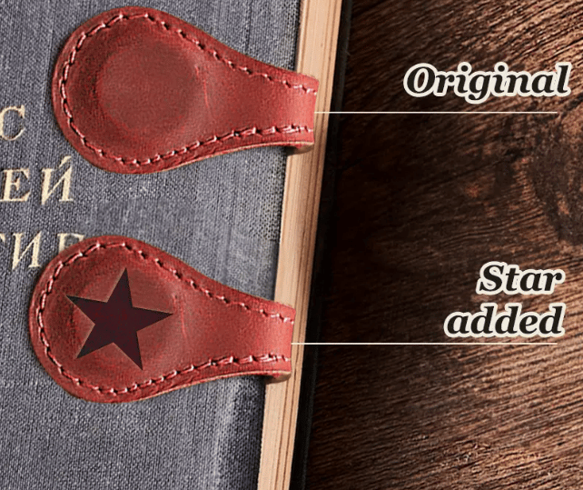 ReadLux - Stylish Leather Bookmark for Book Lovers
