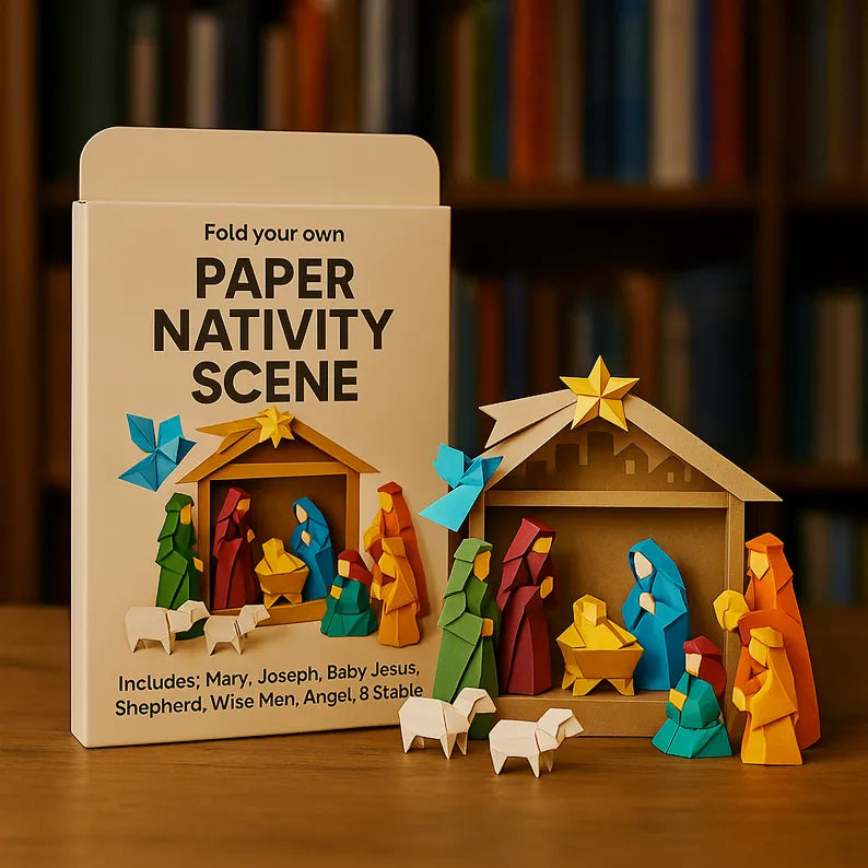 FaithFold – Handmade Nativity Scene Kit