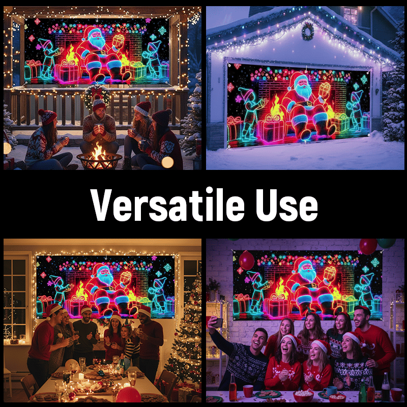 HolidayHaus – Festive Garage Door Banner