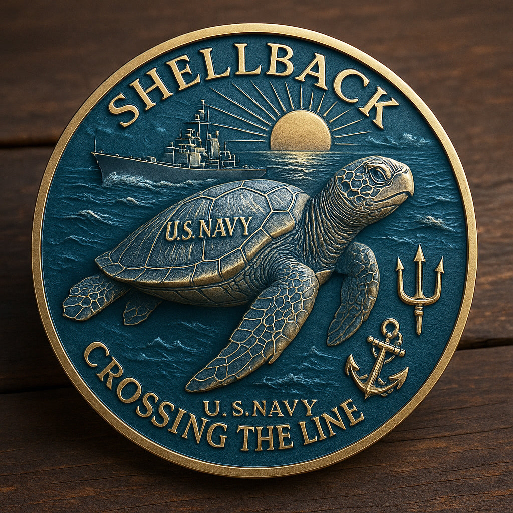 OceanValor - Navy Shellback Challenge Coin