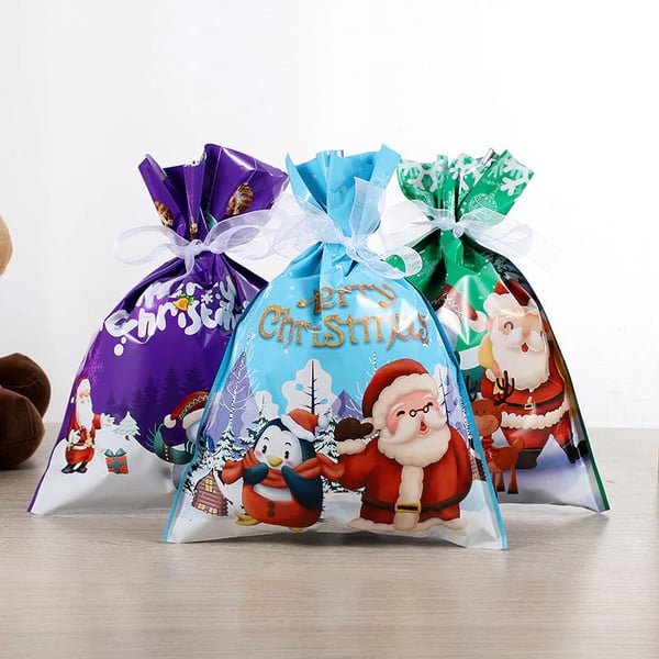 MerryPouch – Festive Christmas Drawstring Gift Bags