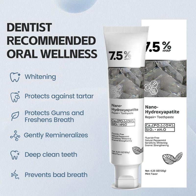 EnamelGlow – Hydroxyapatite Whitening Toothpaste