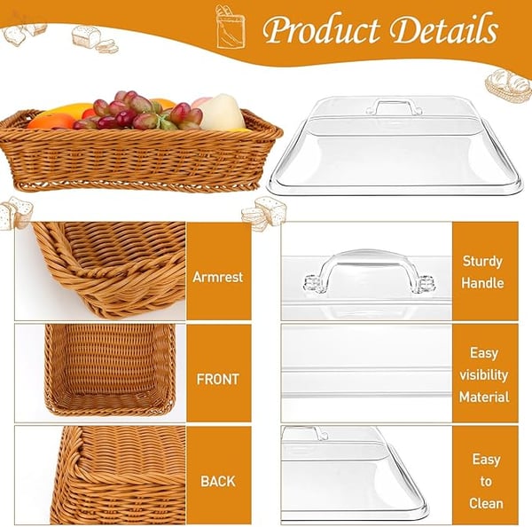 WovenDelight – Handcrafted Bread Basket