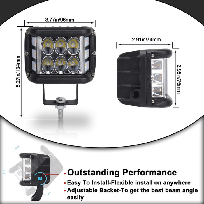 BlazeBeam – Dual Color Strobe Pods