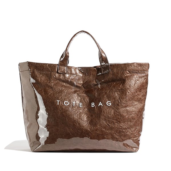 UrbanScript – Trendy Letter Print Tote Bag
