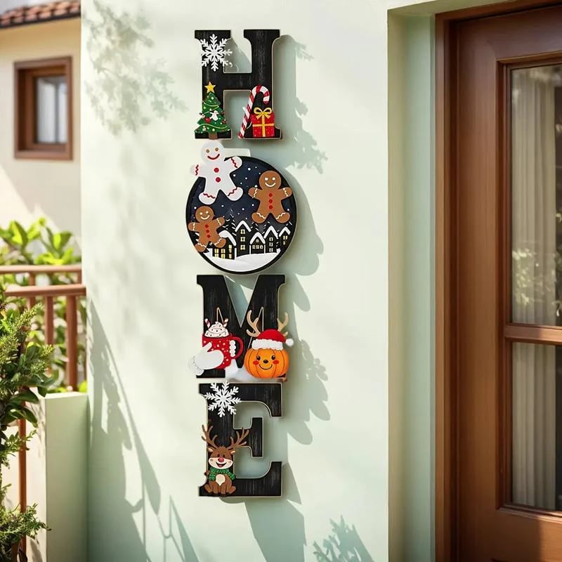 JoyfulHome – Christmas Letter Ornament Set