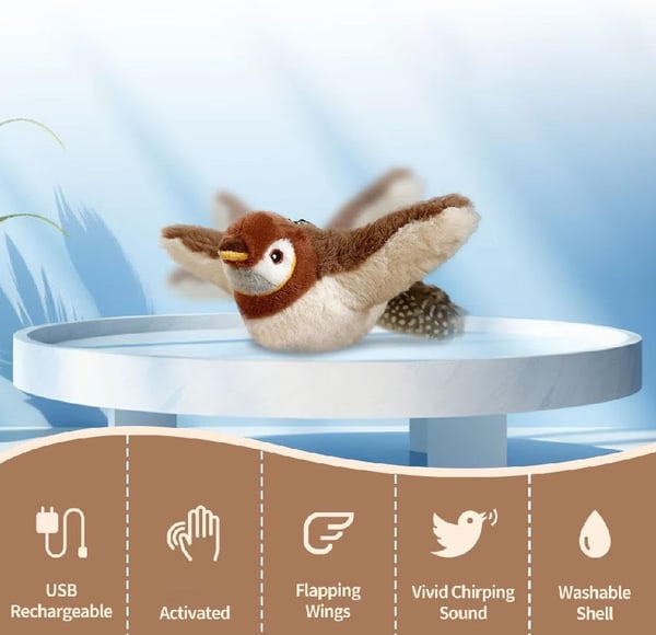 ChirpMate – Interactive Chirping Bird Cat Toy