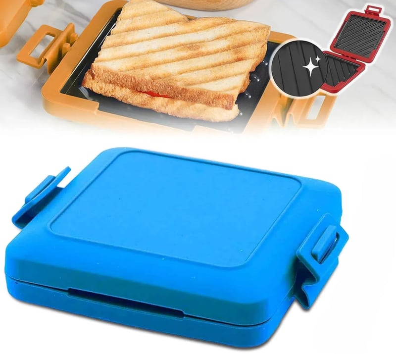 SnapGrill – Compact Non-Stick Microwave Toastie Maker