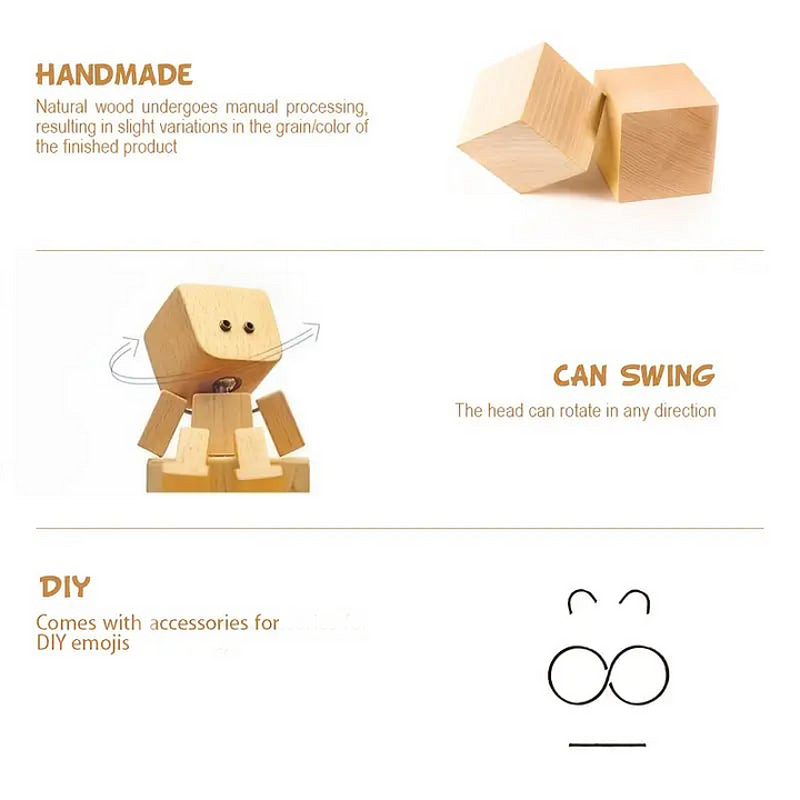 ExpressiTot – Cute Wooden Character Toy