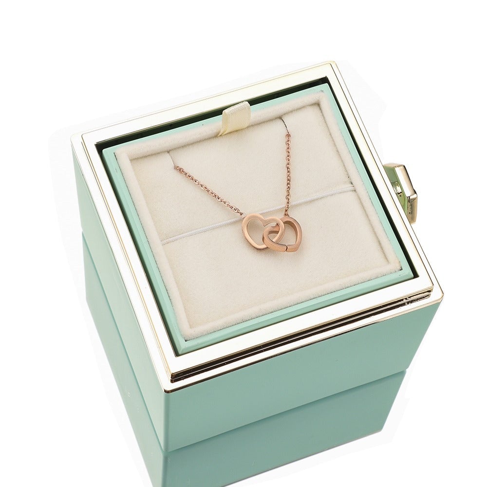 BlossomVault - Rose Treasure Box Necklace