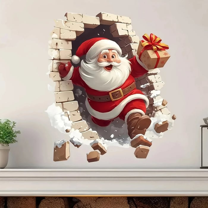 MerrySanta – Holiday Wall Sticker Set