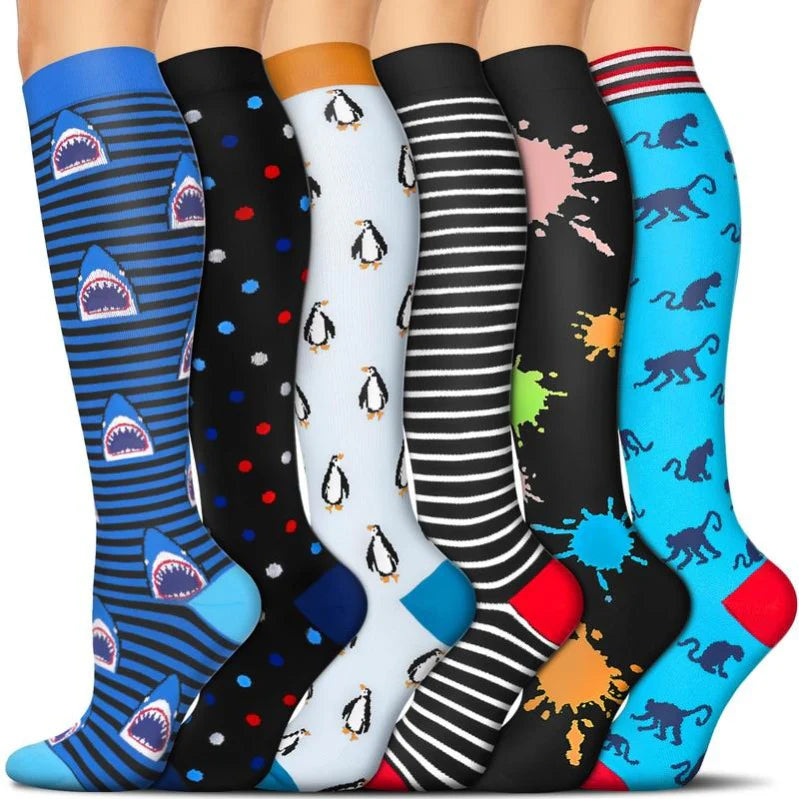 StrideBoost – Vibrant Compression Socks