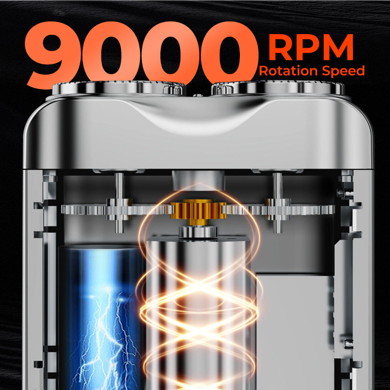 SmoothEdge – Compact Rotary Electric Shaver for Men