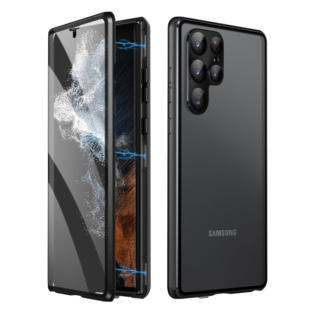 GlassGuard – Magnetic Full-Cover Phone Case