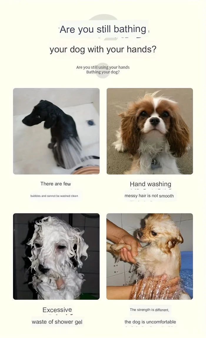 CleanPaw – Soft Silicone Pet Bath Brush