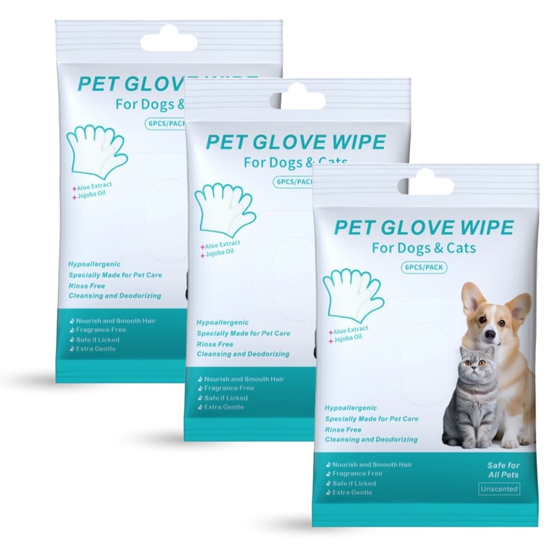 FurGlow – Hypoallergenic Pet Bath Wipes