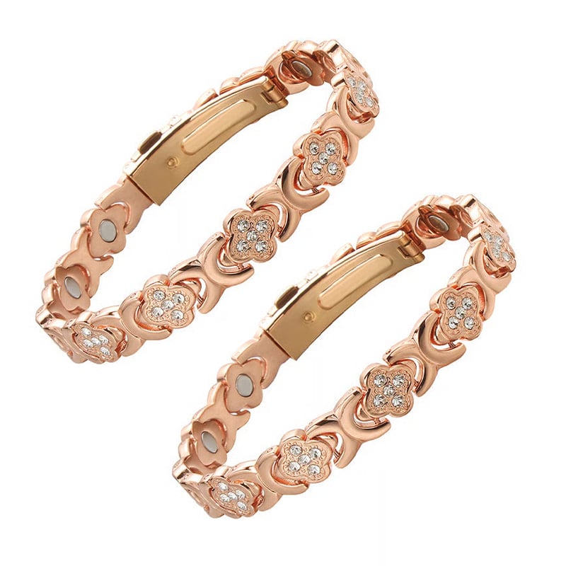 CopperClove - Four-Leaf Healing Bracelet