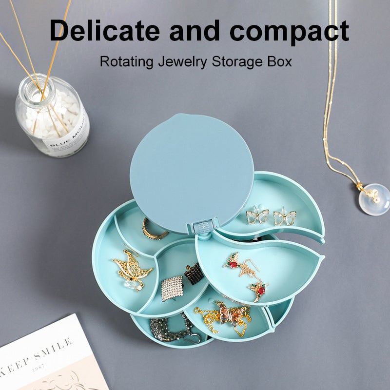GleamVault – Rotating Jewelry Organizer