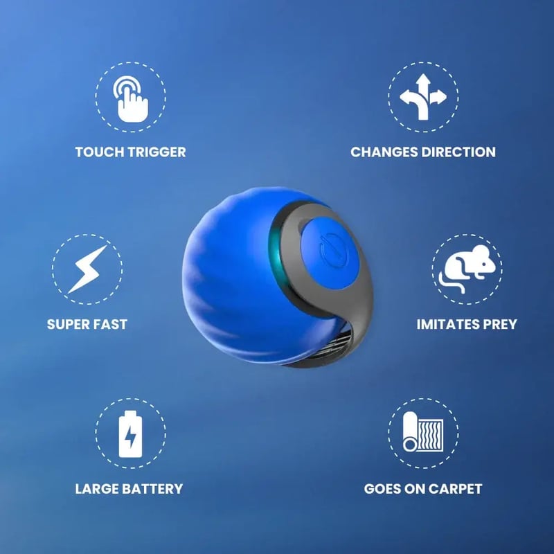 ChaseWhirl – Interactive Pet Ball Toy