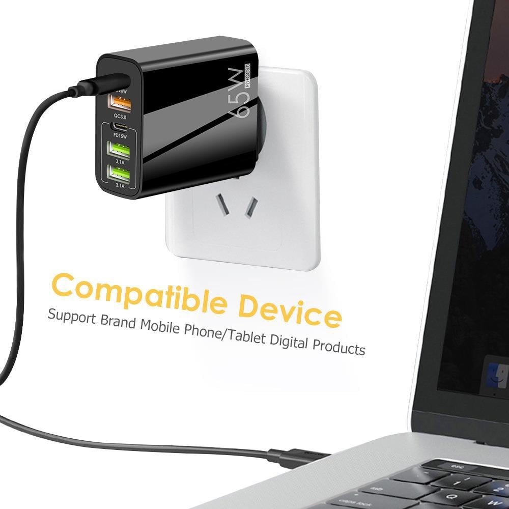 PowerMax - 65W Multi-Port Fast Charger