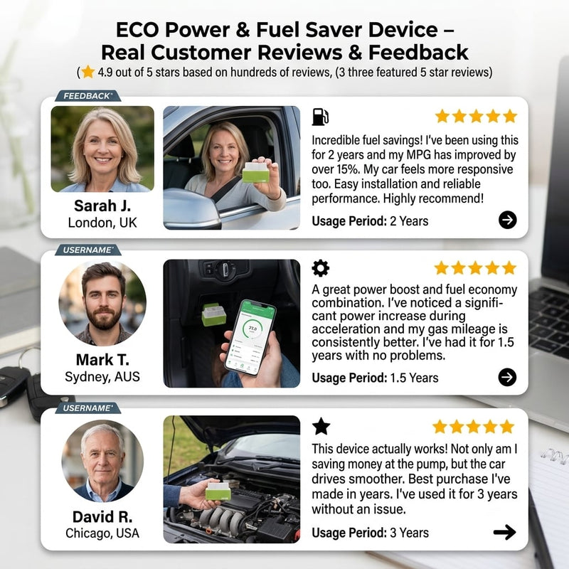 ⚡ OBD2 ECO Power & Fuel Saver Device