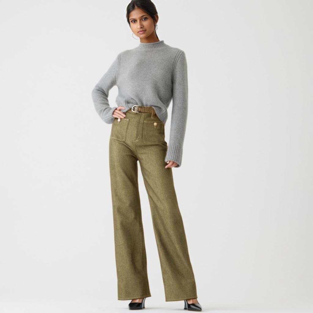 🔥Tummy Control Sailor Wide Leg Trouser