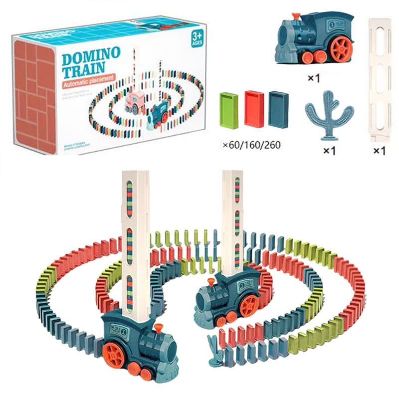 DominoDash – Automatic Chain Reaction Train