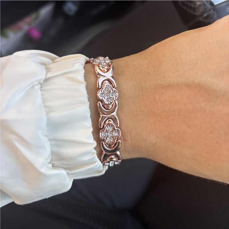 CopperClove - Four-Leaf Healing Bracelet