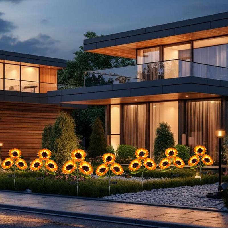 LumiFlora – Decorative Solar Sunflower Yard Lights