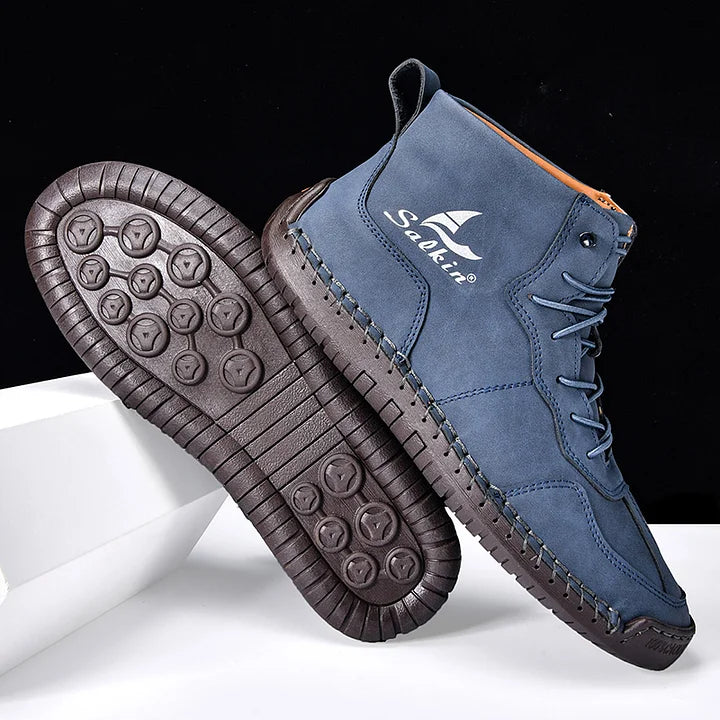 StrideRelief – Men’s Orthopedic Leather Boots