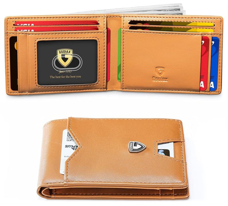 CarbonShield – Slim RFID Leather Wallet