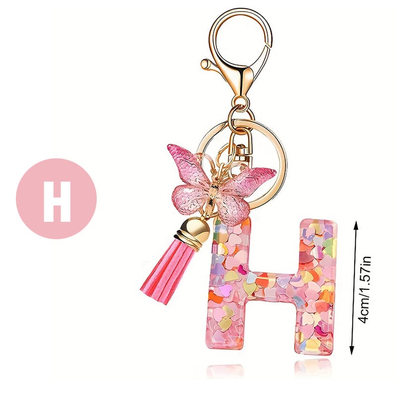 CharmKey – Personalized Initial Letter Keychain