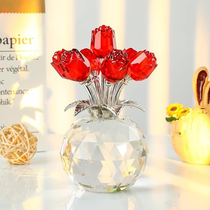 HeartfulGems - Crystal Flower Keepsake