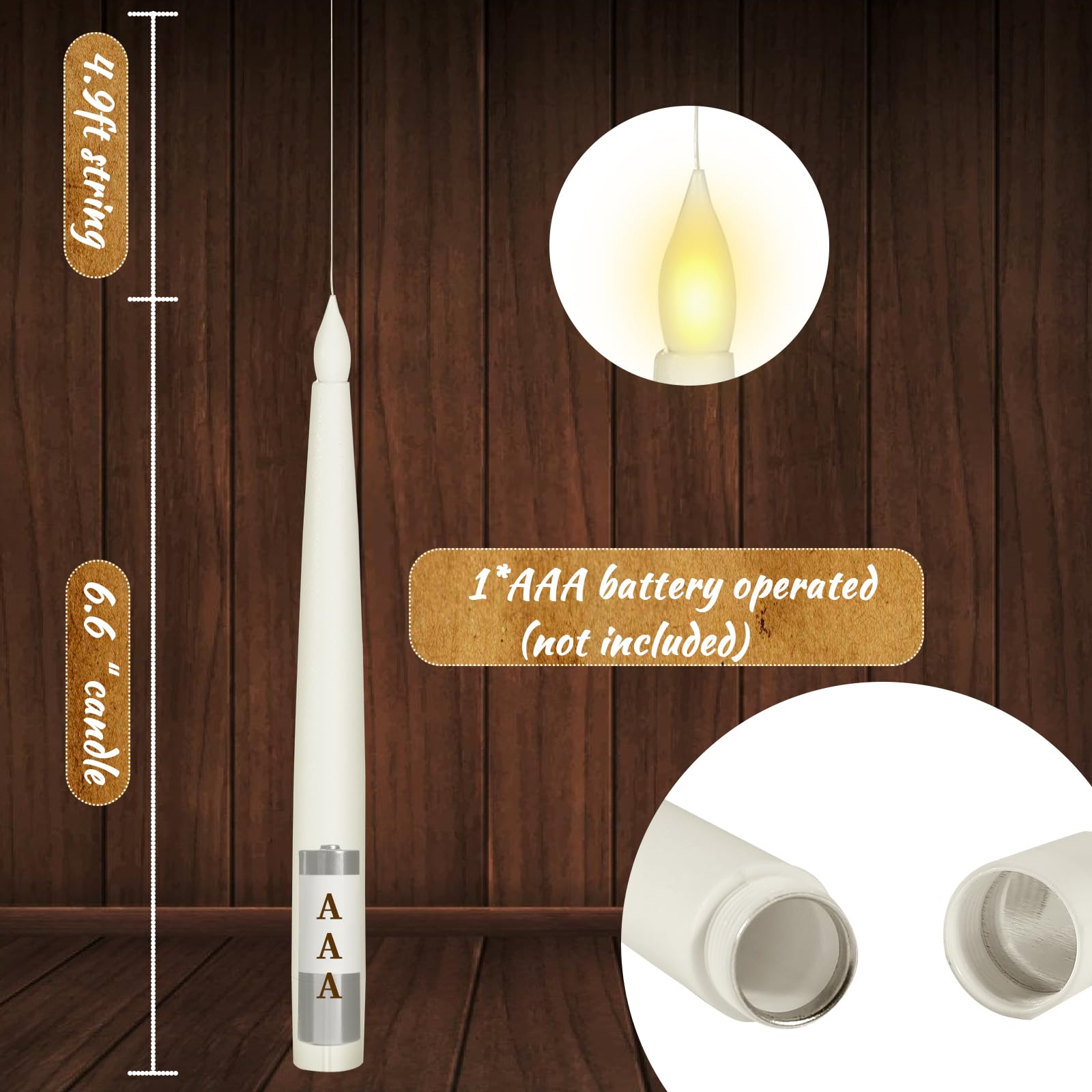 LumiLeviosa – Floating Candles with Magic Wand