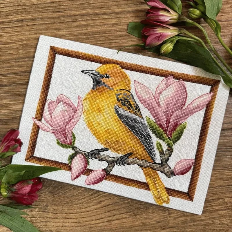 StitchMuse – Dragonfly Geometric Cross Stitch Kit