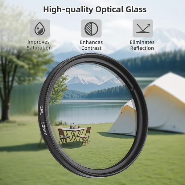 ClearView – 52mm Polarized Lens for Smartphones