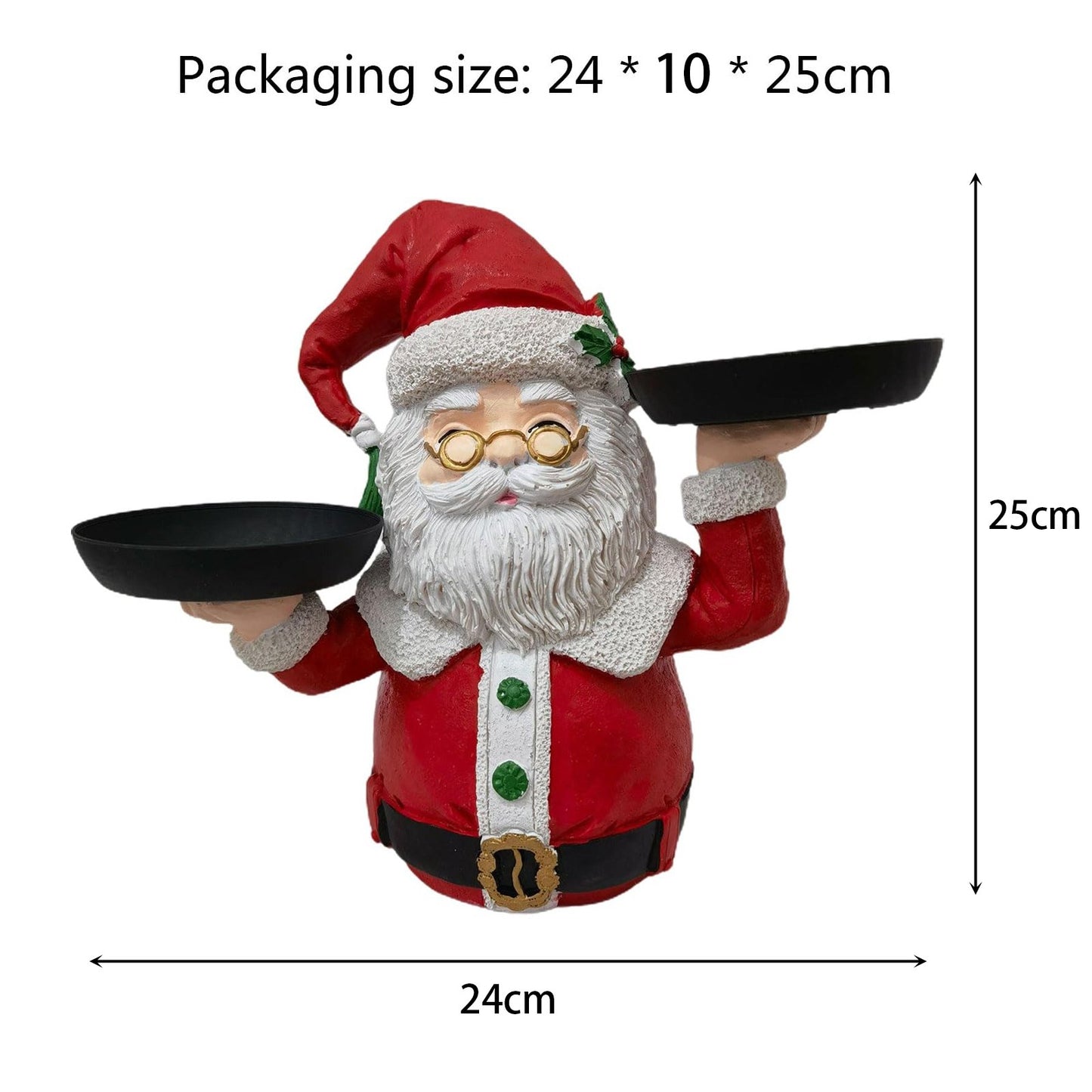 FrostyFeast – Christmas Snowman Treats Holder with Plate