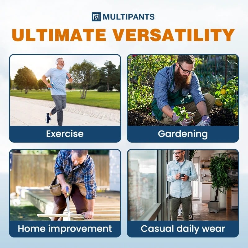 MultiPants – Durable Multi Pocket Stretch Cargo Pants