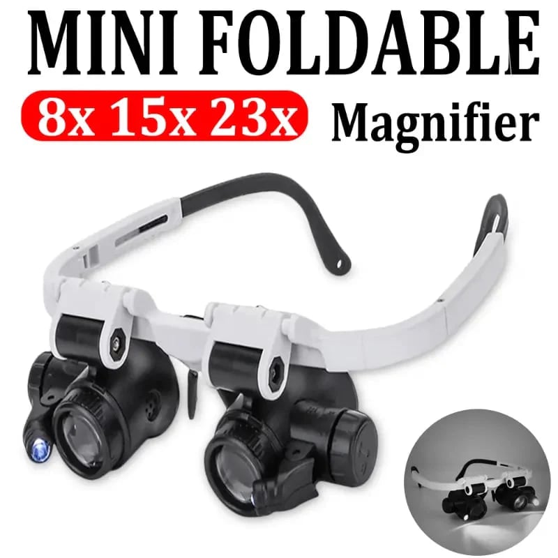MagnifyPro - 8x-23x LED Magnifying Headband