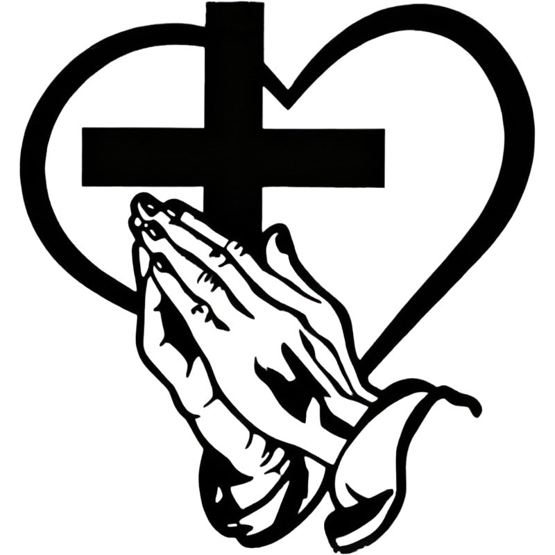 Devotion - Elegant Iron Wall Cross