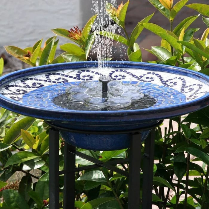 EcoRipple - Solar Garden Fountain