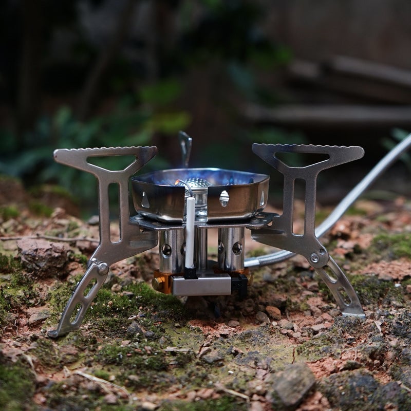 BlazeMate – Windproof Outdoor Camping Burner