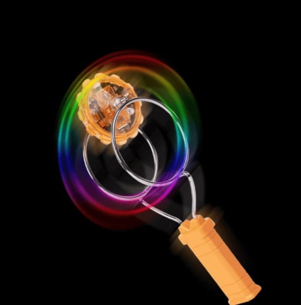 SpinGlow – LED Light Magnetic Fidget Gyro Spinner