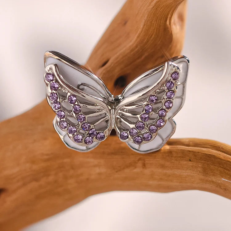 TwilightWings – Diamond Butterfly Ring
