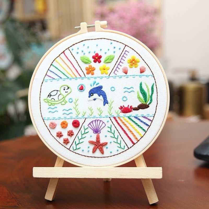 StitchBloom – Beginner’s Embroidery Kit for Creative Expression