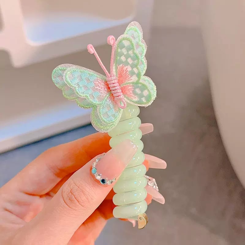 TwistFlora – Butterfly Coil Hair Bands