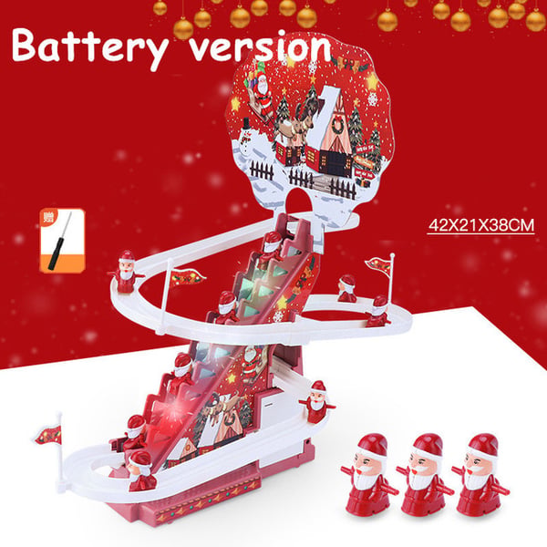 FestiveRide – Electric Santa Sliding Track Toy
