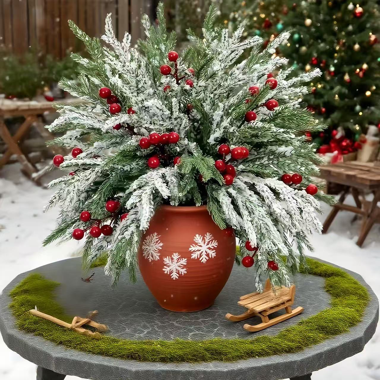 JollySpruce - Easy, No-Mess Christmas Greenery Decoration