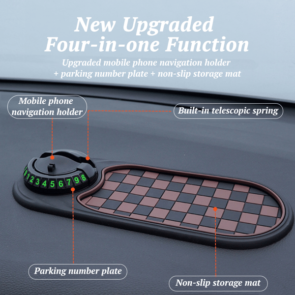 DriveGrip – Multifunctional Anti-Slip Dashboard Mat